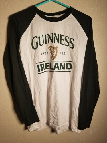 T Shirt Long Sleeve Jersey Guinness M 