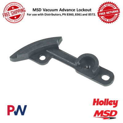 MSD Vacuum Advance Lockout For Distributors, PN 8360, PN 8361 And MSD Vacuum Advance Lockout For Distributors, PN 8360, PN 8361 And