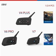 V4 V6 V7 Motorcycle Helmet Bluetooth Intercom 2 Riders Helmet Bluetooth