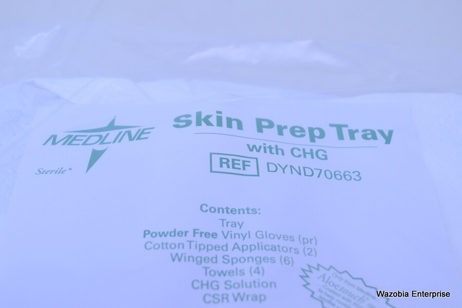 MEDLINE SKIN PREP TRAY WITH CHG eBay