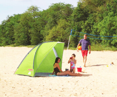 Coleman Beach Shade Canopy Tent Wind SunShade Camping Cabana NEW +