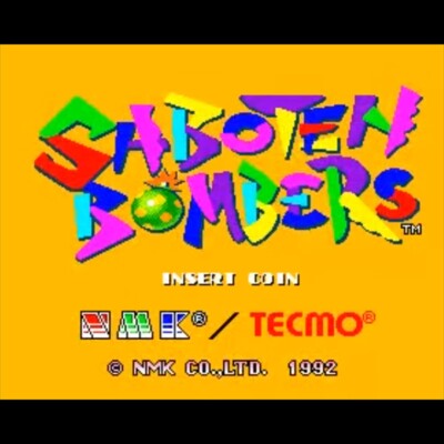 Gebraucht Saboten Bombers PCB Px Platte Tecmo Nmk 1992 Komisch Jump Action Jamma