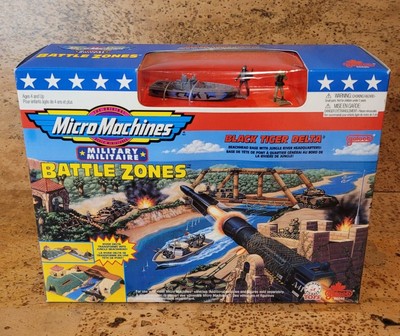 Micro Machines Military Battle Zones Black Tiger Delta New In Box Sealed