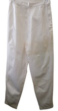 Vintage White Women's BHS Pants Size 10 Good Condition Nice Side Zipper