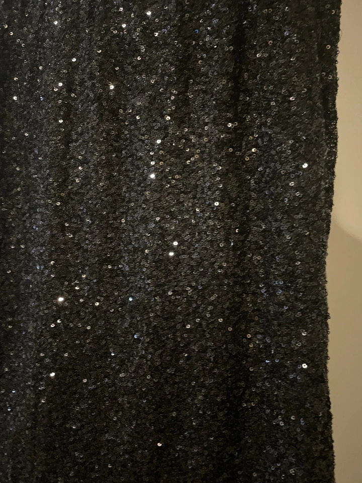 CREMIEUX Mujer Lentejuelas Completas Negro Noche Ocasión Falda - Talla Pequeña Foto 3 de 4