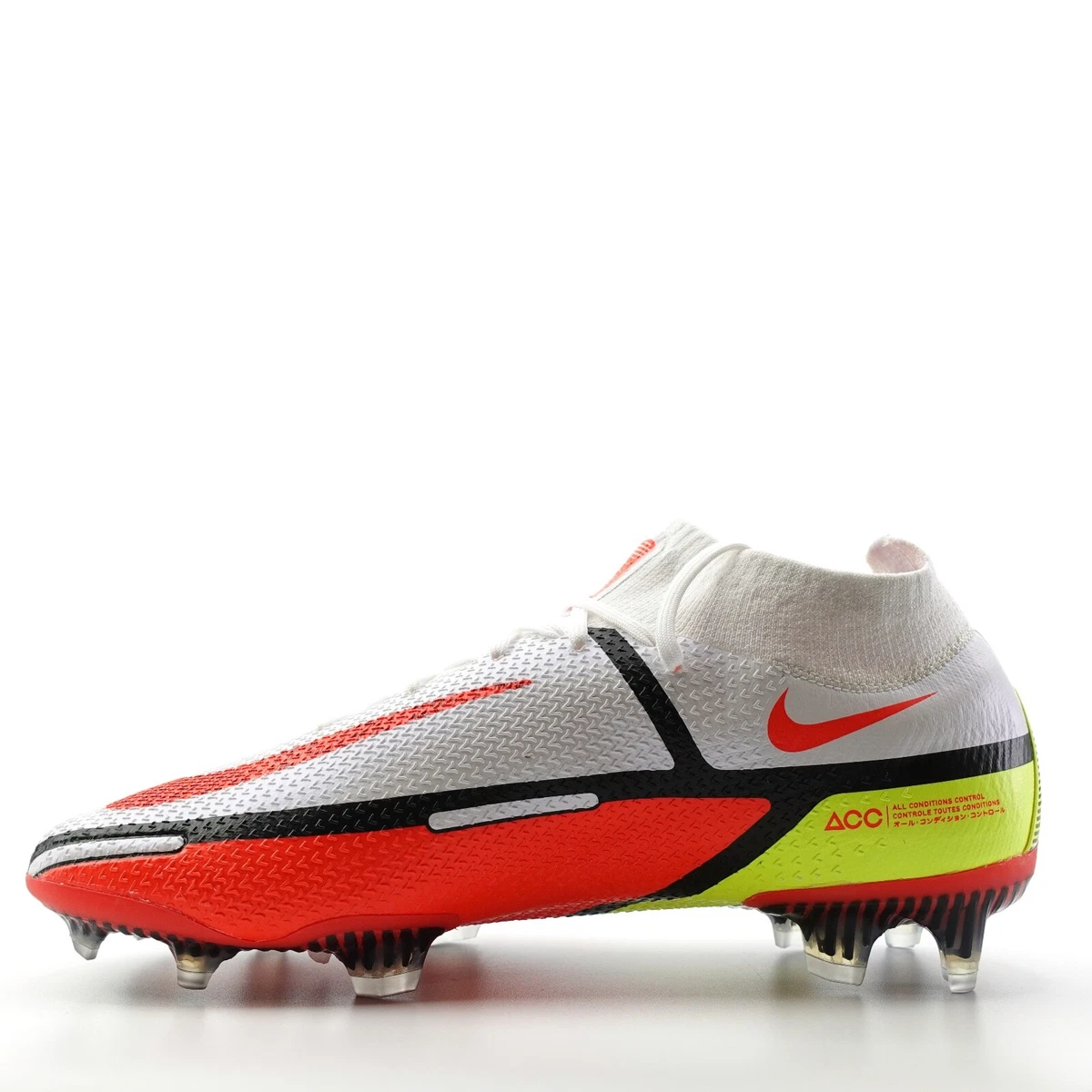 Nike Phantom GT2 Elite FG ACC White Crimson Soccer Cleats CZ9889-167 Mens Sizes