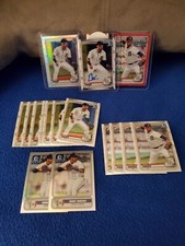2020 Bowman Chrome Isaac Paredes Base Auto + NON AUTO Red /10 + Refractor /499 