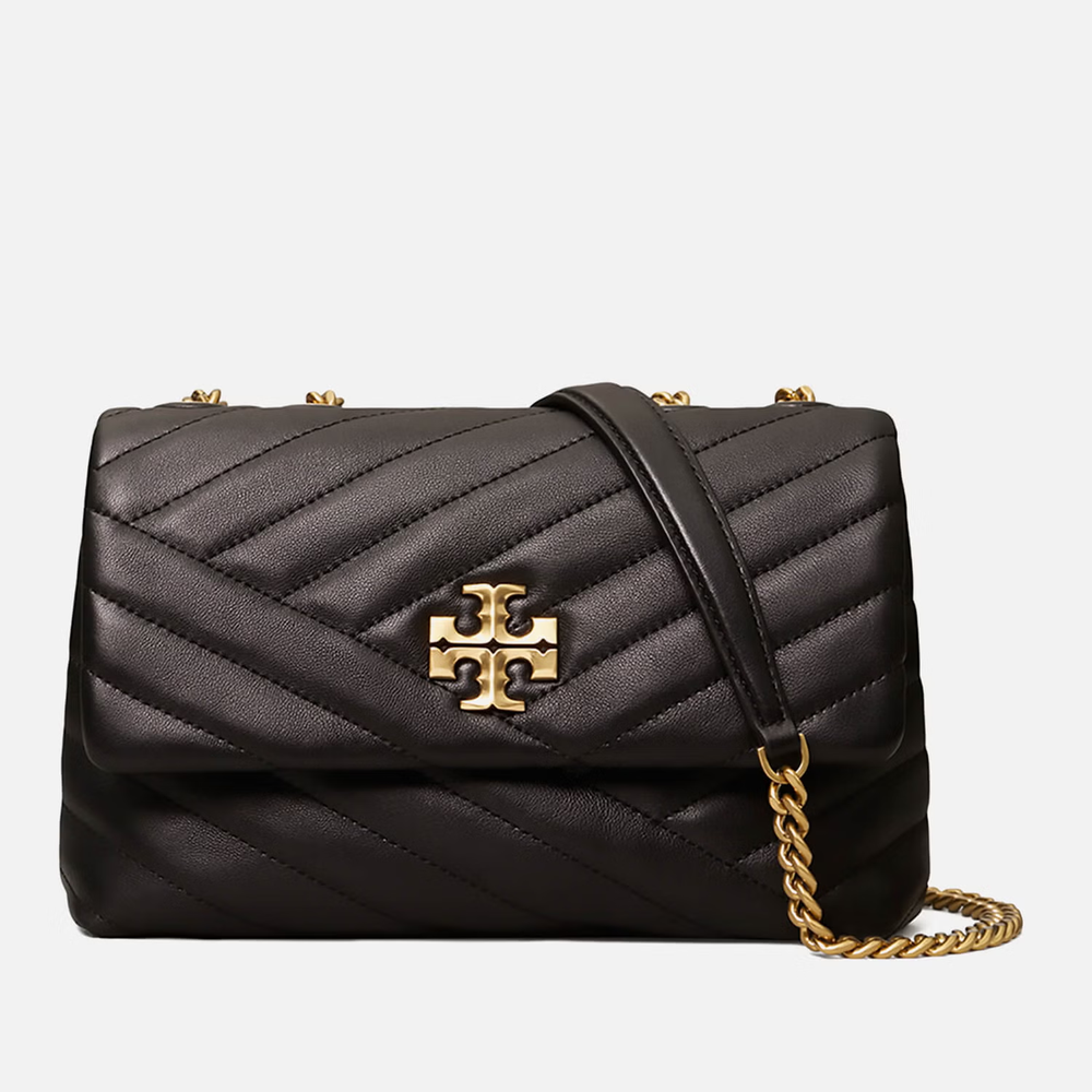 New Tory Burch Kira Chevron Convertible Black Shoulder Bag Small,W: 22.5cm