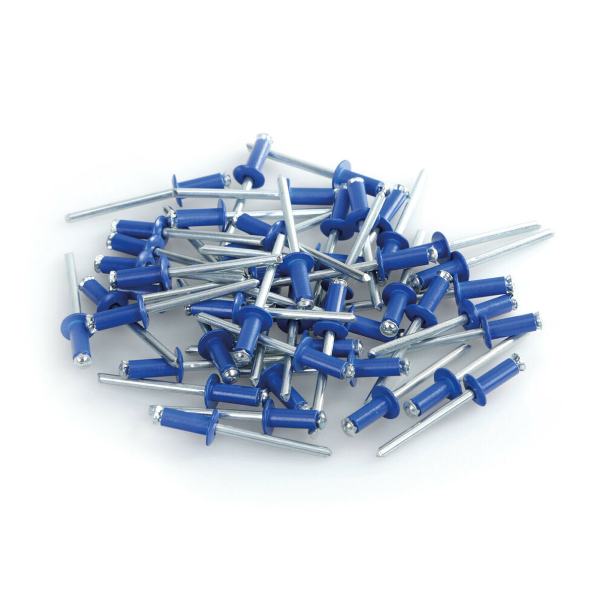 Set 50 rivetti Lampa Aluminium Rivets Graf per portatarga Blu
