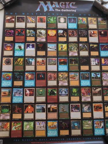 Original Poster / Magic: The Gathering / The Multiverse of Dominia 1994 SEALED - Picture 3 of 14