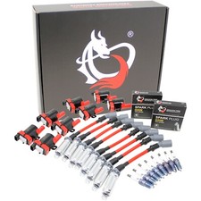 Dragon Fire Spark Plugs Ignition Coils Wire Set 1999-06 GMC Sierra 1500 5.3L V8