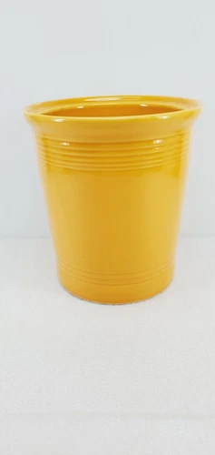 FIESTA large CANISTER utensil CROCK body ONLY marigold NEW no lid