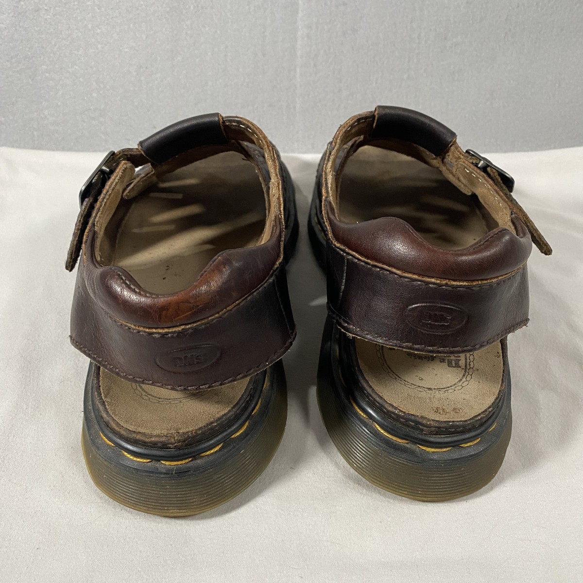 Dr Marten\'s Men\'s Brown Leather VTG Fisherman Sandals Size 13 Dr Martens Fisherman Sandals Mens UK 10 US 11 Docs England  main image 2