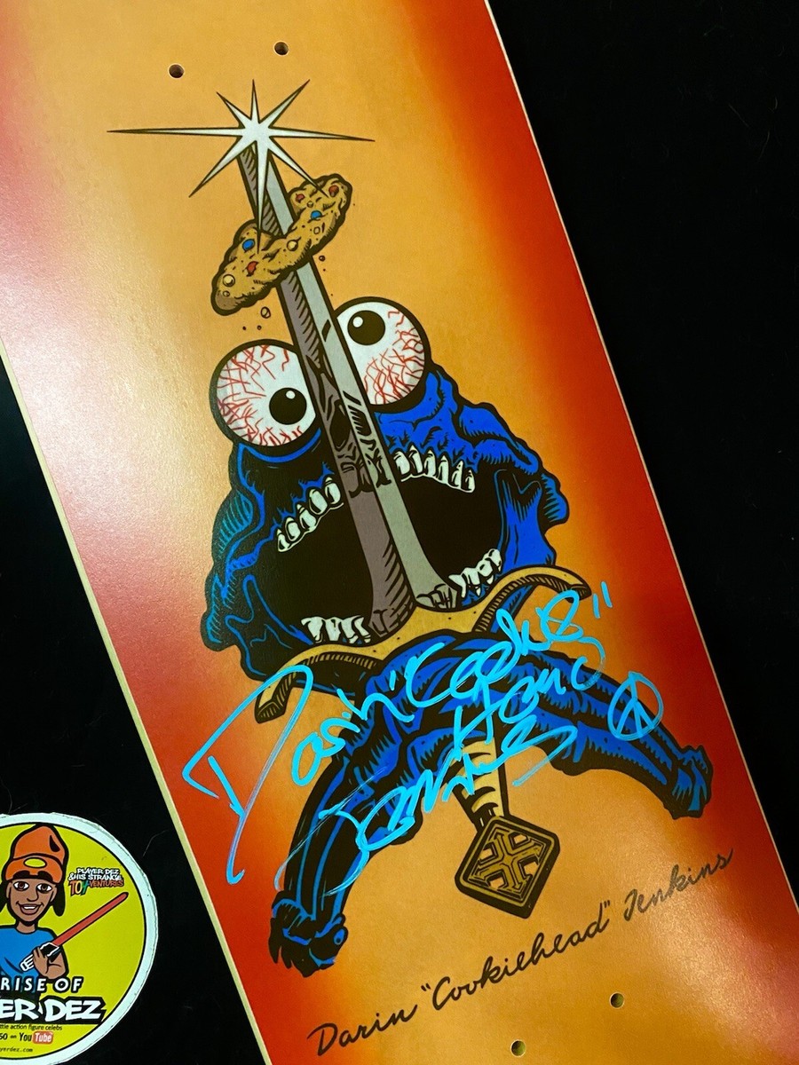 SIGNED Darin Cookiehead Jenkins Cookie Monster Slick H-Street