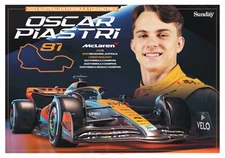OSCAR PIASTRI POSTER BIG 420mm,MOTOR RACING F1 car driver Mclaren , formula one