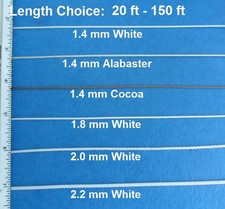 1.4mm 1.8mm 2.0mm 2.2mm Blind Shade Lift Pull Cord String 20 - 150 FEET 3 Colors