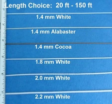 1.4mm 1.8mm 2.0mm 2.2mm Blind Shade Lift Pull Cord String 20 - 150 FEET 3 Colors