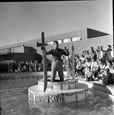 Jerry Lewis floating Birthday cake Las Vegas Sands Casino 2 1/4 Camera Negative