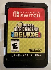 Super Mario Bros. U Deluxe Nintendo Switch Cartridge w/Case Tested 2018 E