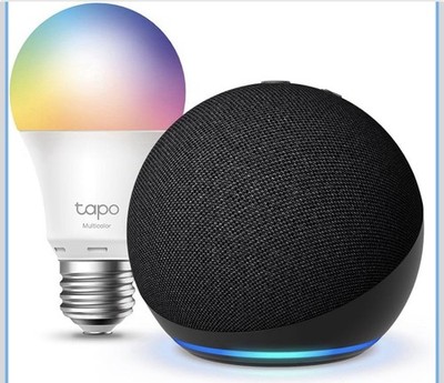 Echo Dot (5. Generation) | Anthrazit + Tapo L530EA Smart Bulb - Alexa Smart Home