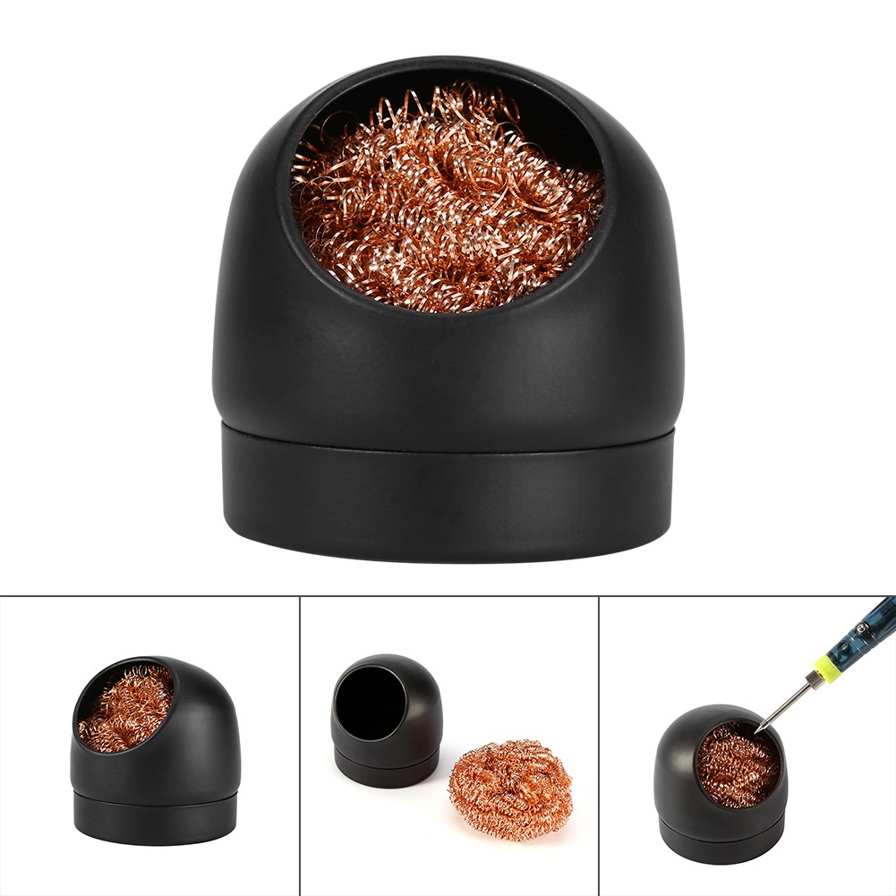 `Hot Sell Wire With Stand Set Welding Soldering Solder Iron Tip Cleaner