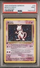 1999 Pokemon GERMAN 1st Edition Base Set Mewtu-Mewtwo Holo 10/102 PSA 9 MINT