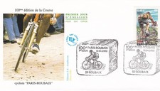 FRANCIA 2002 FDC 100 EDIZIONE PARIGI ROUBAIX YT 3481
