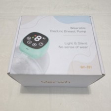 Yerwh Wearable Breast Pump. Low Noise  LED Touch Display -green- NEW 