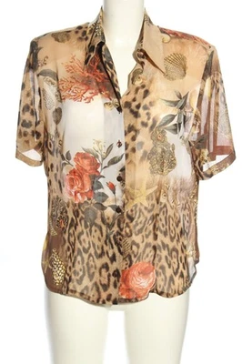 BASLER Blouse-chemisier Dames Blouse T EU 40 crème-brun-orange clair - Photo 1/4