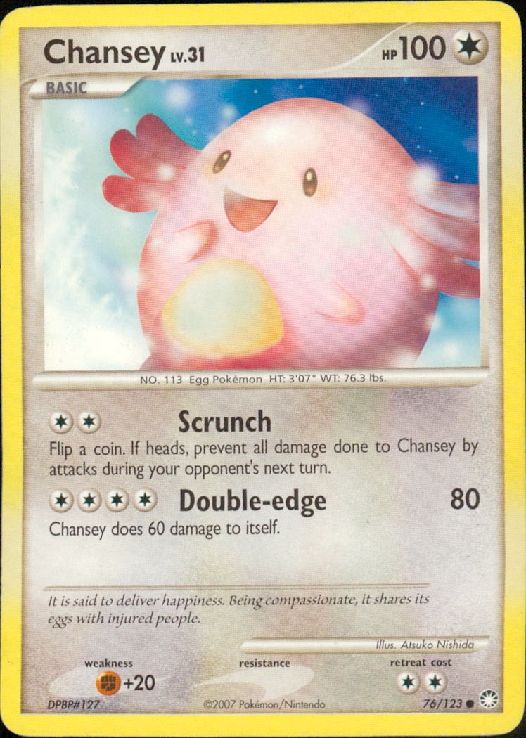 Chansey Common Mysterious Treasures 76/123 MP