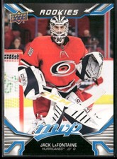 2022-23 Upper Deck MVP #237 Jack LaFontaine Carolina Hurricanes Rookie Card