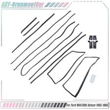 Rubber For Ford MUSTANG Deluxe 1965-1966 Windshield Roof Doors Sealant Strip