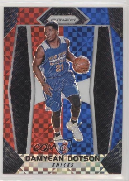 2017-18 Panini Prizm Red White & Blue Prizm Damyean Dotson #272 0o6v