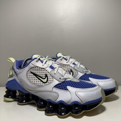 Nike Shox TL Nova White Sapphire Womens Size 6.5 Athletic Y2K Blue Running Shoe