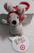 New Target Limited Edition Holiday 2025 Giggle Scape Plush Mouse Keychain