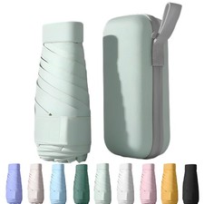 Mini Travel Sun Umbrella UPF50 Plus Compact UV Protection Parasol