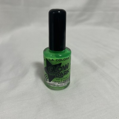 L.A. Colors  Slime  Fluorescent Green *Glow In The Dark* Nail Polish, Brand New