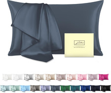 Mulberry Silk Pillow Cases Standard Size Silk Pillowcase with Zipper Soft Breath