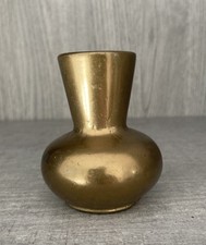 Vase - Blumenvase / Miniatur - Sammlerst&uuml;ck / Messing massiv