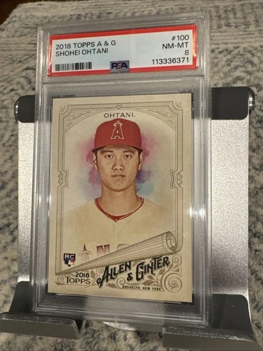 2018 Topps Allen & Ginter Shohei Ohtani #100 PSA 8 Rookie Card RC