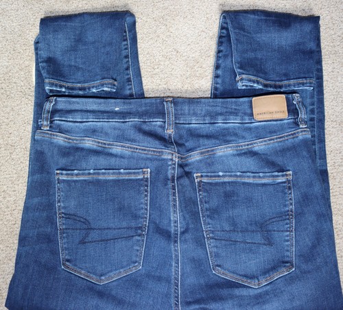 American Eagle Next Level Stretch Curvy hoch geschnittene Jegging Jeans Damen 12 kurz - Bild 6 von 6