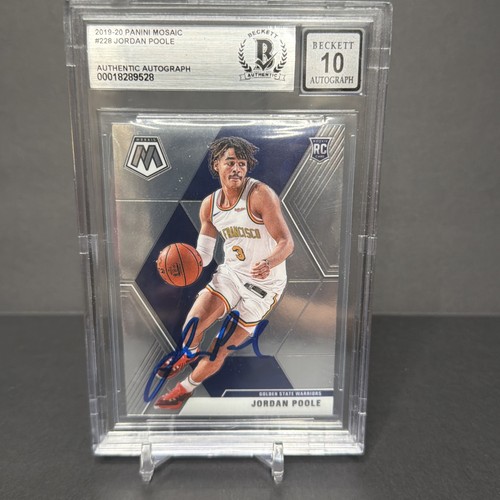 2019 Panini Mosaic Jordan Poole #228 card
