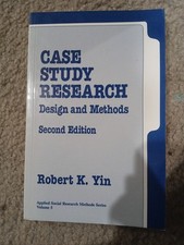Case Study Research and Applications: Design & Methods By Yin 2nd Ed - Brand New