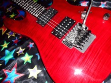 Sublime C350f Dean Electric Superstrat Guitar, Aaa Flame Top, Fully Set Up