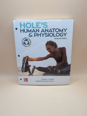 #ad Hole’s Human Anatomy amp; Physiology 16th Edition NEW Sealed McGraw Hill $60.00