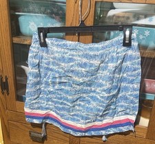 Country Cottagecore Handmade Bottom Half Blue Apron