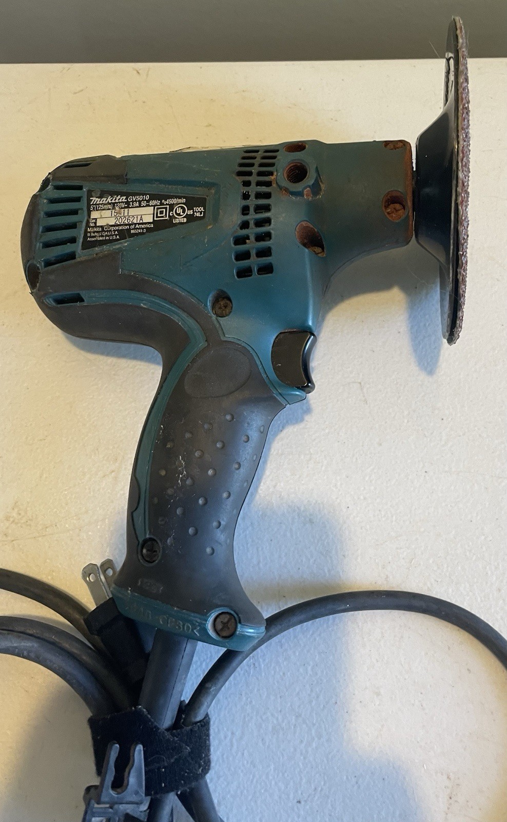 Makita GV5010 120V 5" Corded Disc Sander Lightweight 3.9A