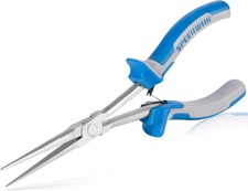 7 Inches Long Reach Needle Nose Pliers Slim Extra Long Nose Smooth Jaw Precision