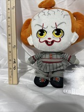 IT Welcome To Derry PENNYWISE Evil Clown 9" Plush Horror 2025 Jazwares NEW Tags