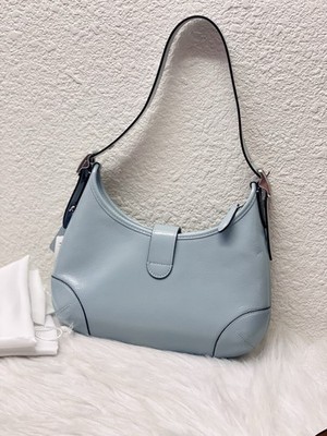 NWT COACH Hamptons Hobo Crinkle patent leather Shoulder Bag CAN33